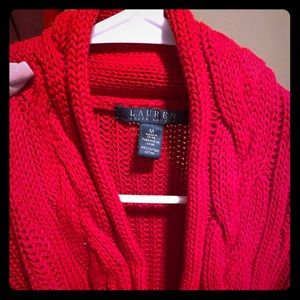 Red Lauren by Ralph Lauren V-Neck sweater